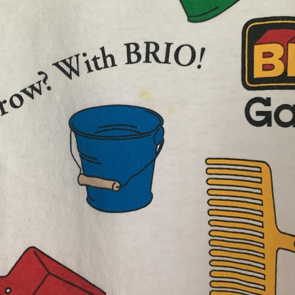 VTG 90s Brio T-Shirt large medium - Picture 7 of 8